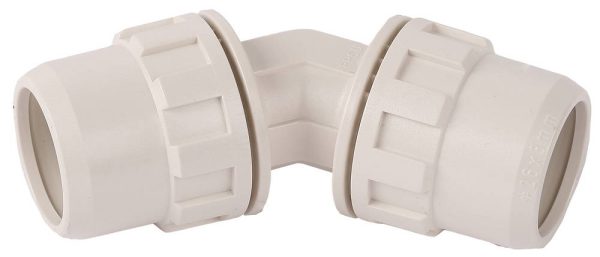 ЗУБР ШиреФит штуцер с гайкой - штуцер с гайкой 45°, 32 мм, угловой соединитель (51491-32)