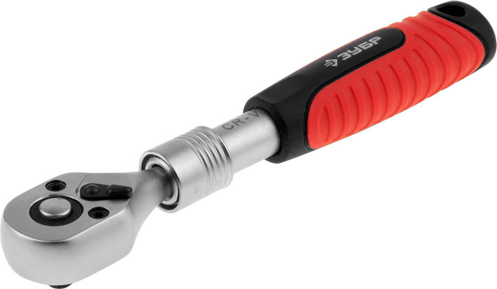 ЗУБР 1/4″, 155 — 205 мм, телескопическая трещотка для торцовых головок (27732-1/4)