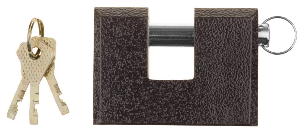 ЗУБР 90 мм, дисковый механизм секрета, усиленный, навесной замок (3720-3)