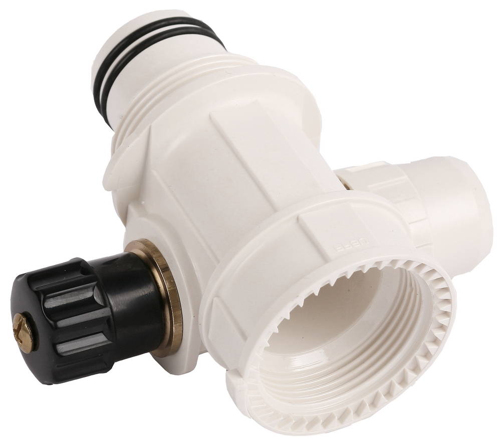 ЗУБР ШиреФит, внутренняя резьба – штуцер с гайкой – штуцер с гайкой, 32 – 20 – 32 мм, сборный коллектор с вентилем (51517-32-20-32)