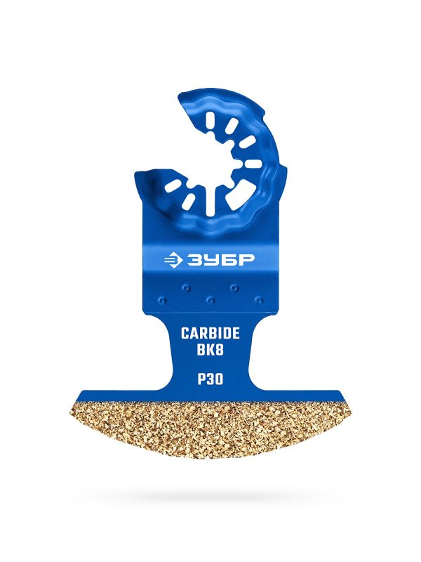 ЗУБР CARBIDE ВК8 Р30, 70x2.8 мм полотно с твердосплавной крошкой: керамика, кирпич, пенобетон (15580-70-2.8)