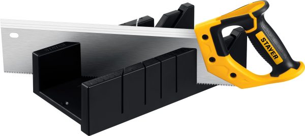 STAYER 100 х 52 мм, 350 мм, пластиковое стусло с пилой, Professional (15395-35)