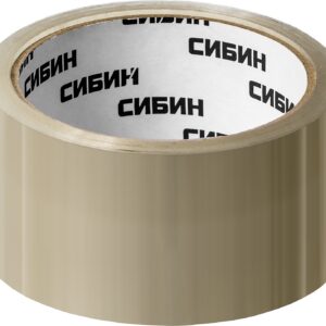 СИБИН 48 мм, 50 м, 40 мкм, прозрачная, клейкая лента (12055-50-50)