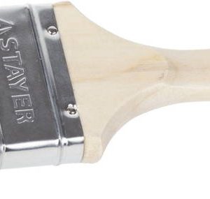 STAYER AQUA, 63 мм, 2.5″, искусственная щетина, деревянная ручка для воднодисперсионных и акриловых ЛКМ, плоская кисть (01062-063)