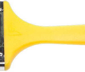 STAYER UNIVERSAL, 75 мм, 3″, светлая натуральная щетина, пластмассовая ручка, все виды ЛКМ, плоская кисть (0107-75)