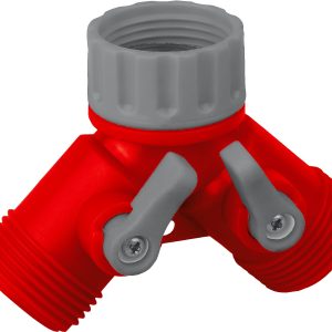 GRINDA GS-2, 3/4″, двухканальный, с внутренней резьбой, ударопрочный пластик, поливочный распределитель (8-426310)