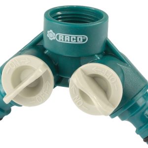 RACO ORIGINAL, 3/4″, двухканальный, с внутренней резьбой, из ABS пластика, поливочный распределитель (4250-55255C) — изображение 1