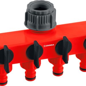 GRINDA GS-4, 3/4″-1″, четырехканальный, с внутренней резьбой, поливочный распределитель (8-426314)