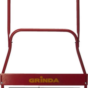 GRINDA 62 л, размеры 400 х 580 мм, стальной барабан, нескользящая рукоятка, каток для газона (422115)