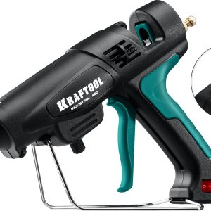 KRAFTOOL Industrial 400, d 11 - 12 мм, 50 г/мин, 130 - 230°C, электрический термоклеевой пистолет (06843-300-12)