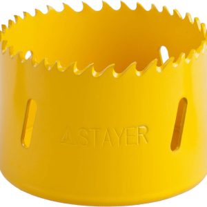 STAYER COBRA-BiM 64 мм биметаллическая коронка, сталь HSS (29547-064)