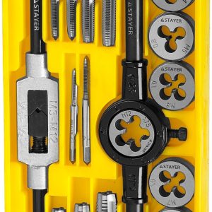 STAYER MaXCut, 20 предмета, легированная сталь, набор метчиков и плашек (28012-H20)