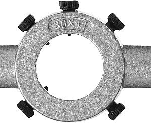 ЗУБР для M10, 30мм, плашкодержатель со стопорными винтами, (28141-30)