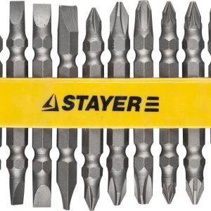 STAYER 10 шт, набор двусторонних бит (2605-H10)