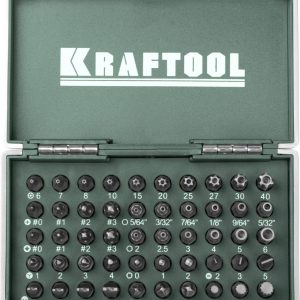 KRAFTOOL X-Drive, 50 шт, набор кованых торсионных бит (26065-H50)