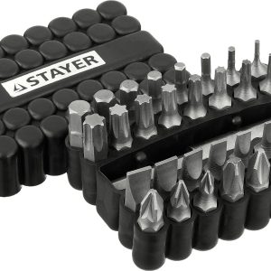 STAYER 33 шт, набор бит с магнитным адаптером (26085-H33)