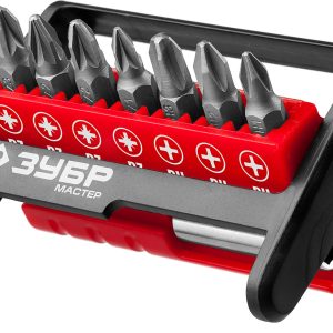 ЗУБР MX-8, 8 шт, набор бит с адаптером (26089-H8) — изображение 1