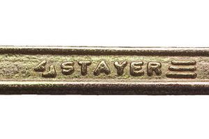 STAYER 8 x 10 мм, рожковый гаечный ключ (27038-08-10) — изображение 1