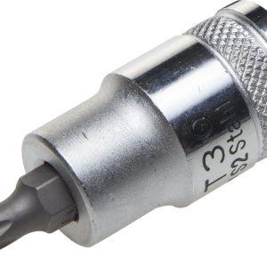 Торцовая бита-головка KRAFTOOL ″INDUSTRIE QUALITAT″, материал S2, TORX, сатинированная, 1/2″, Т40 — изображение 1