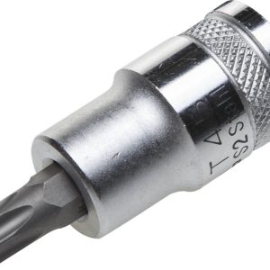 Торцовая бита-головка KRAFTOOL ″INDUSTRIE QUALITAT″, материал S2, TORX, сатинированная, 1/2″, Т45 — изображение 1