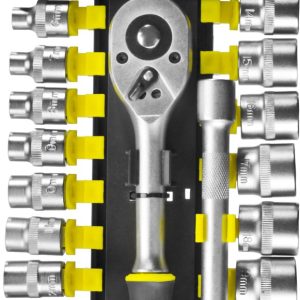 STAYER RSS 21M, 21 предм., (3/8″), набор торцовых головок (27752-H21) — изображение 1