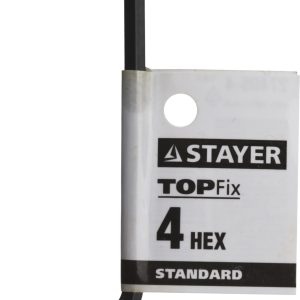 STAYER 4 мм, шестигранный ключ (27405-4)