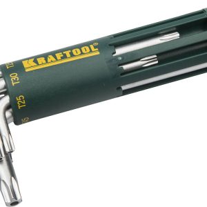 KRAFTOOL TH, 8 шт, набор коротких ключей TORX (27433-1)