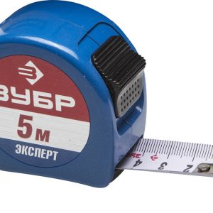 ЗУБР Alu+, 5 м х 25 мм, ударопрочная рулетка, Профессионал (34058-05-25)