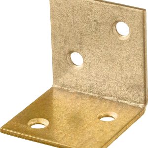 ЗУБР УМШ-2.0, 30 x 30 x 30 x 2 мм, желтый цинк, широкий мебельный уголок (31033-30)