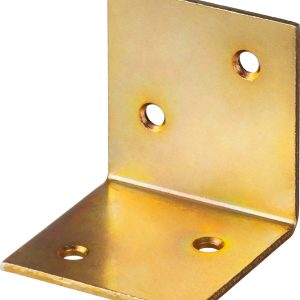ЗУБР УМШ-2.0, 40 x 40 x 40 x 2 мм, желтый цинк, широкий мебельный уголок (31033-40)