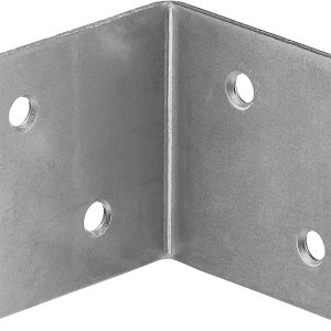 ЗУБР УМШ-1.5, 40 x 40 x 40 x 1.5 мм, белый цинк, широкий мебельный уголок (31034-40)