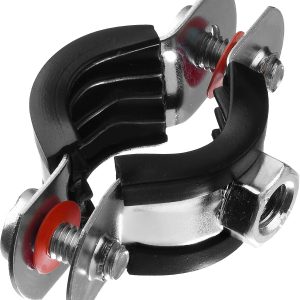 ЗУБР 1/2″, цинк, 10 шт, трубный хомут с гайкой (37850-20-24)