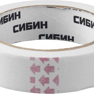 СИБИН 25 мм х 25 м, креповая, малярная лента (12111-25)