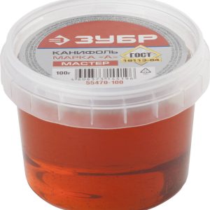 ЗУБР Канифоль ВС, 100 г, для паяльных работ, флюс (55470-100)