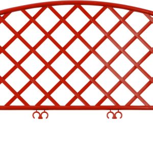 GRINDA Плетень, 24 х 320 см, терракот, 7 секций, декоративный забор (422207-T)