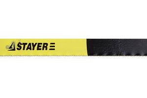 STAYER 24 TPI, шаг 1 мм, 300 мм, 10 шт, полотно для ножовки по металлу (1588-S10)