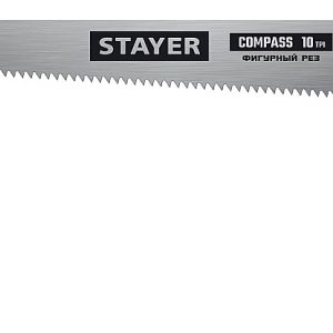 STAYER Compass, 300 мм, выкружная мини-ножовка (1518) — изображение 1