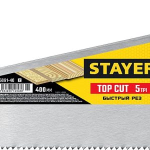 STAYER TopCut, 400 мм, ударопрочная ножовка (15061-40) — изображение 1