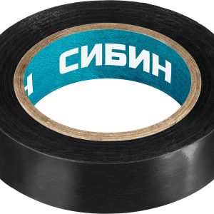 СИБИН 15 мм х 10 м, 5 000 В, черная, изолента ПВХ (1235-2)