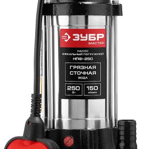 ЗУБР 250 Вт, фекальный насос (НПФ-250)