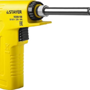 STAYER PROTerm, 30 Вт + 130 Вт, 2 в 1, конус, керамический нагреватель, электропаяльник с пистолетной рукояткой, Professional (55308-130)