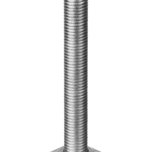 ЗУБР 110 x 110 x 250 мм x М24, цинк, анкерная регулировочная стойка (310266-110)