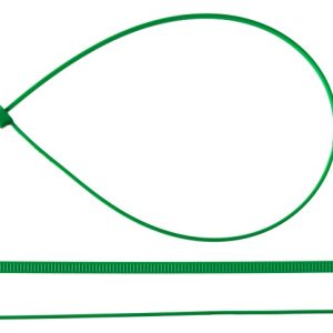 ЗУБР КС-З1, 3.6 x 300 мм, нейлон РА66, 100 шт, зеленые, кабельные стяжки, Профессионал (309060-36-300)