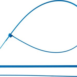 ЗУБР КС-С1, 4.8 x 400 мм, нейлон РА66, 100 шт, синие, кабельные стяжки, Профессионал (309070-48-400) — изображение 1