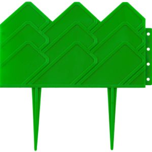 GRINDA 14 х 310 см, зеленый, декоративный бордюр для клумб (422221-G)