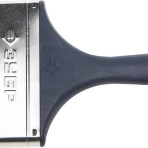 ЗУБР АКВА, КП-13, 100 мм, 4″, искусственная щетина, пластмассовая ручка, для высокотекучих ЛКМ, плоская кисть (4-01013-100) — изображение 1