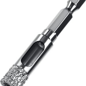 ЗУБР АВК, d 10 мм, (HEX 1/4″, 15 мм кромка), вакуумное алмазное трубчатое сверло, Профессионал (29865-10)