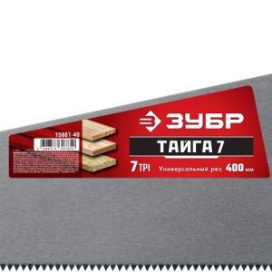ЗУБР Тайга-7, 400 мм, универсальная ножовка (15081-40)