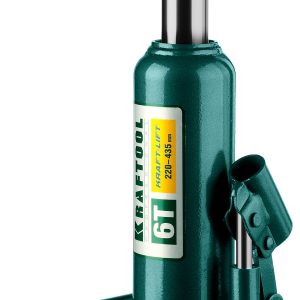 KRAFTOOL KRAFT-LIFT, 6 т, 216 - 413 мм, бутылочный гидравлический домкрат (43462-6) — изображение 1