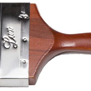 STAYER LASUR-LUX, 100 мм, 4″, смешанная щетина, деревянная ручка, для высокотекучих ЛКМ, плоская кисть (01051-100) — изображение 1